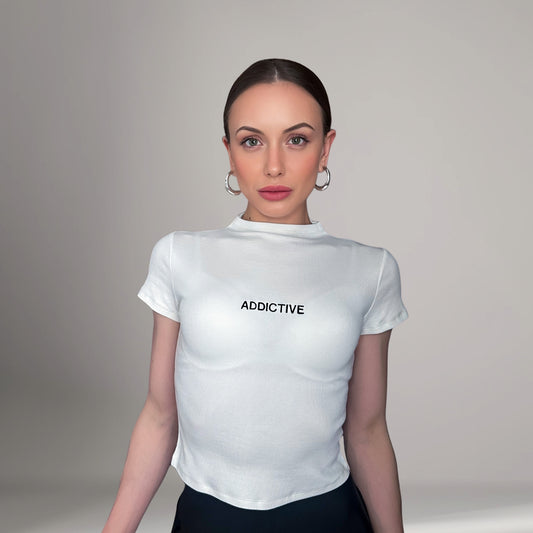 Addictive Slim Fit Embroidered Tee