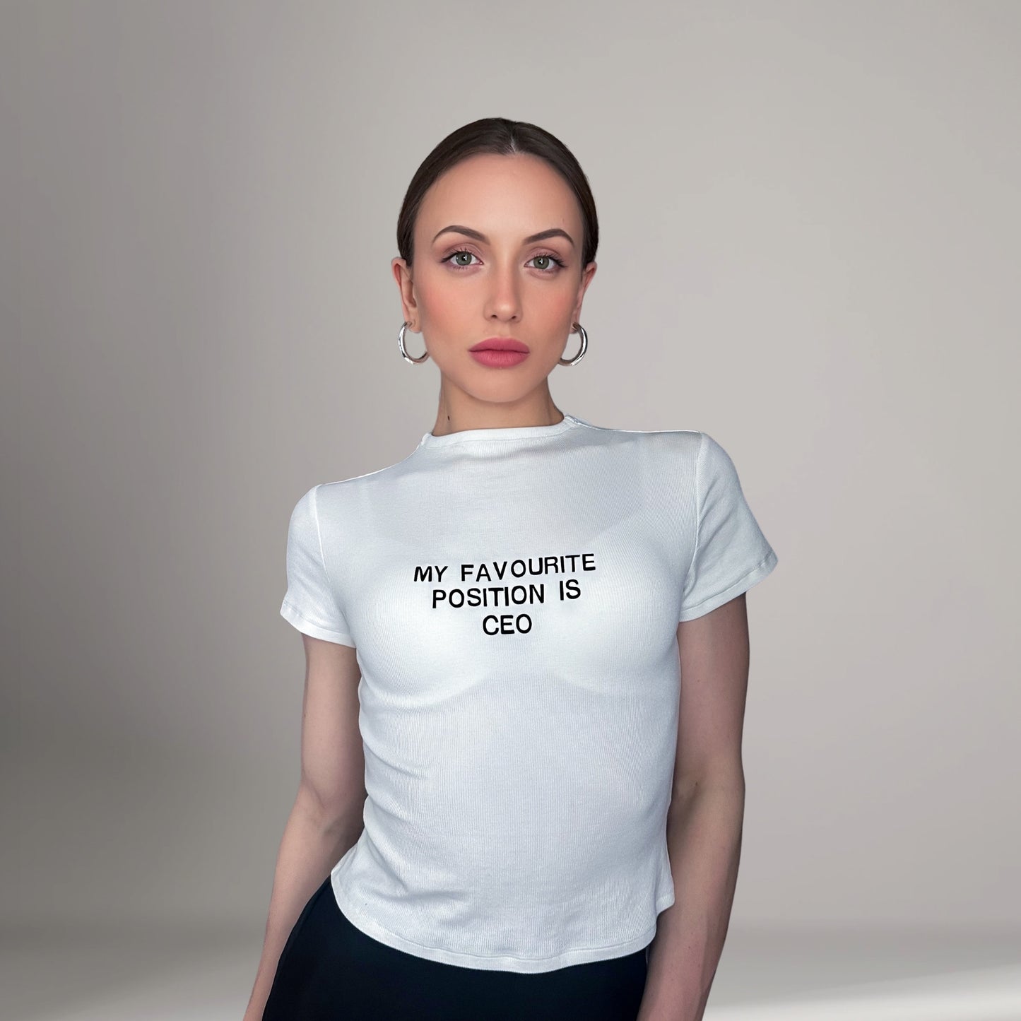 CEO Slim Fit Embroidered Tee