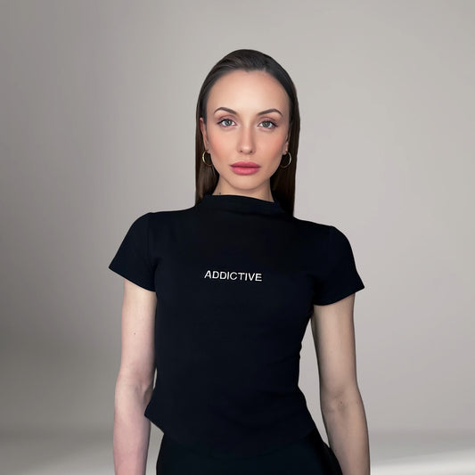 Addictive Slim Fit Embroidered Tee