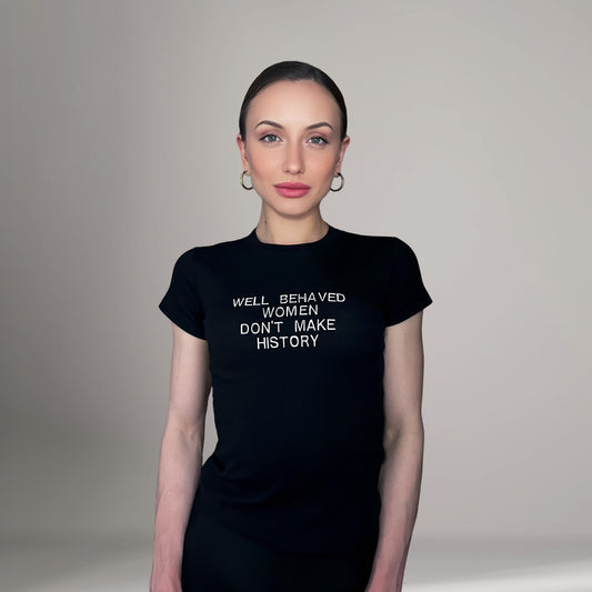 Legacy Bodycon Embroidered Tee