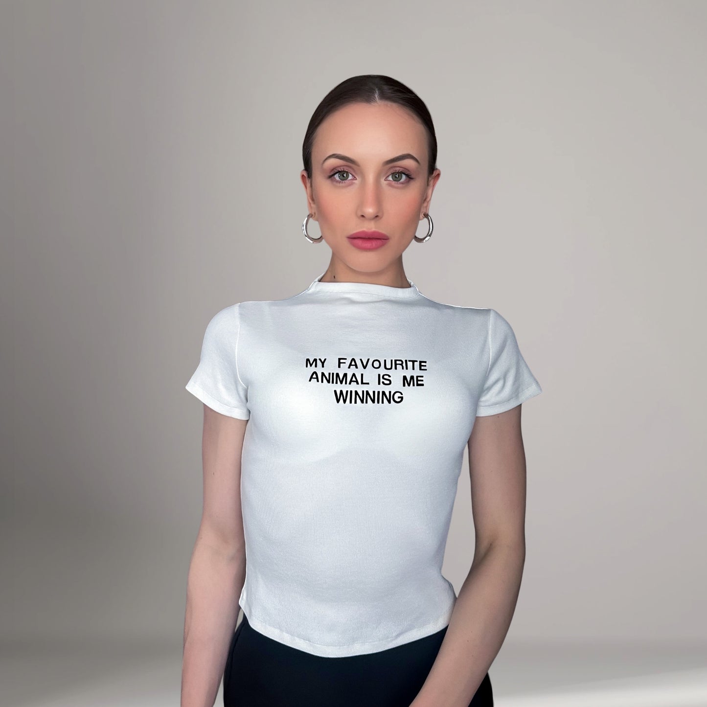 Winning Slim Fit Embroidered Tee